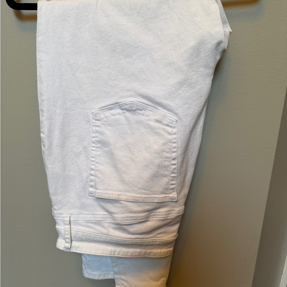 LOFT Women's Skinny Jeans - White Size 20